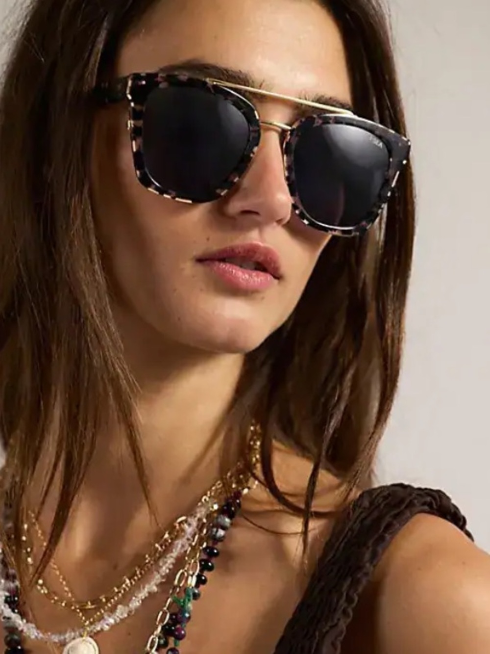 Free People I-SEA Chloe Polarized Aviator Sunglasses | NWT